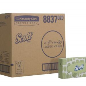 Scott Facial Tissues Box 100 Sheets (Pack of 21) 8837 - Image 5
