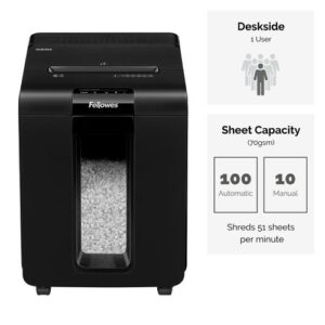 Fellowes AutoMax 100M Mini-Cut Shredder 4629301 - Image 6