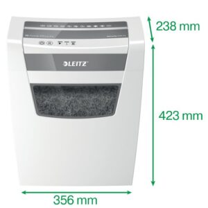 Leitz IQ Home Office Cross-Cut Paper Shredder P-4 White 80091000 - Image 13