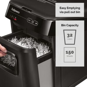 Fellowes Automax 150C Cross Square Cut Shredder 4680201 - Image 3