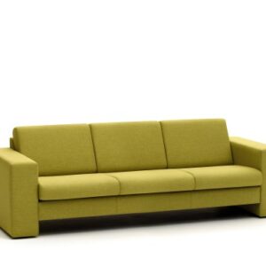 Crisp Three Seat Sofa with Arms - Image 1