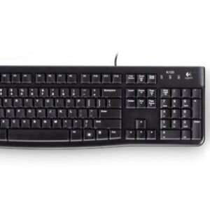 Logitech Black MK120 Wired Keyboard and Mouse Set 920-002552 - Image 3