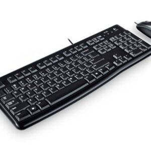 Logitech Black MK120 Wired Keyboard and Mouse Set 920-002552 - Image 5