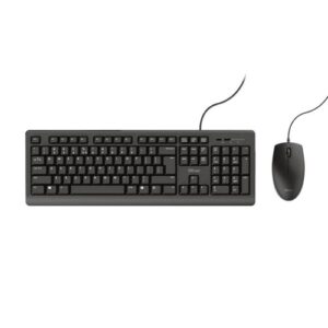 Trust TKM-250 Wired Keyboard And Mouse Set Black UK 23979 - Image 4
