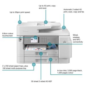 Brother MFC-J6955DW A3 All-in-One Wireless Inkjet Printer MFC-J6955DW - Image 7